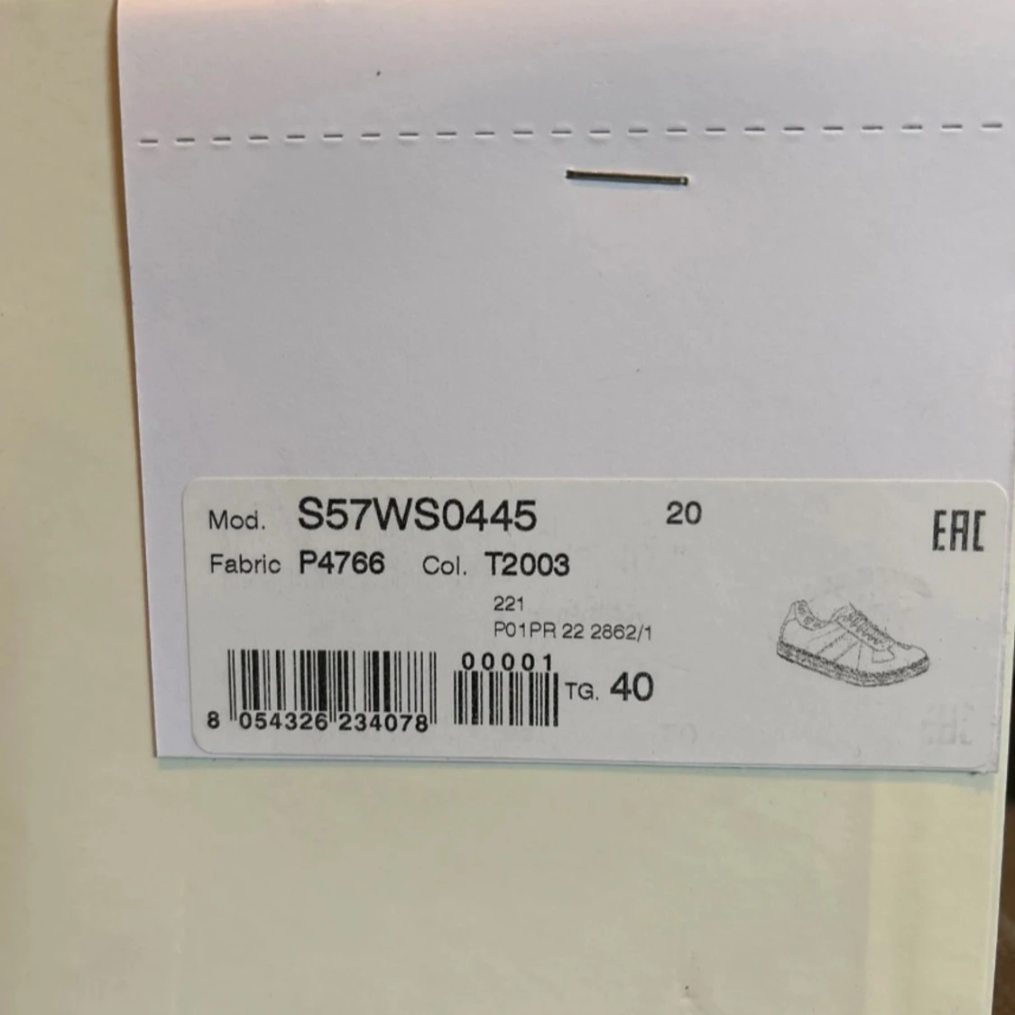 Beige sneakers från Maison Margiela - 4