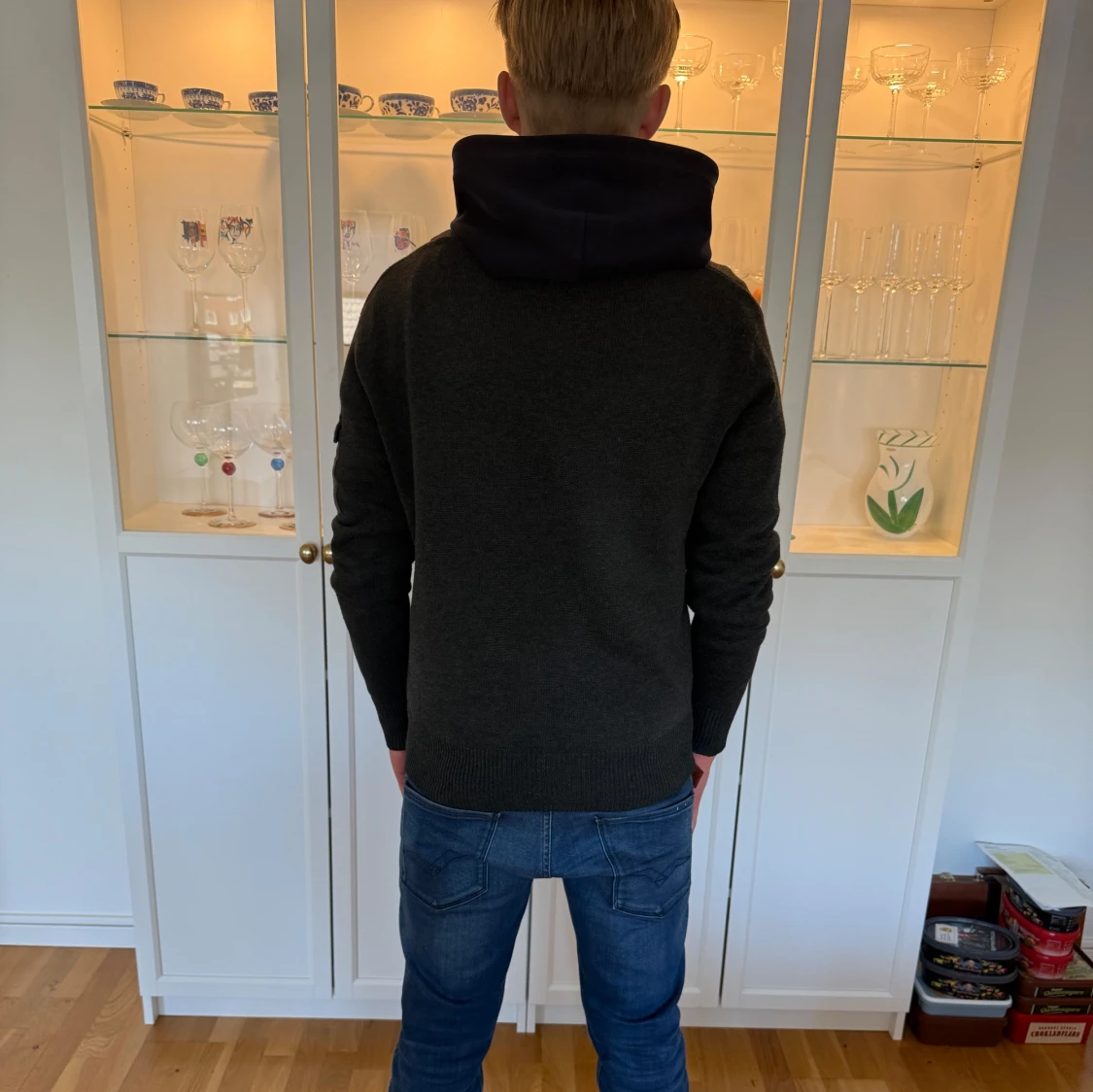 Mörkgrå cardigan från Brave Soul - 1