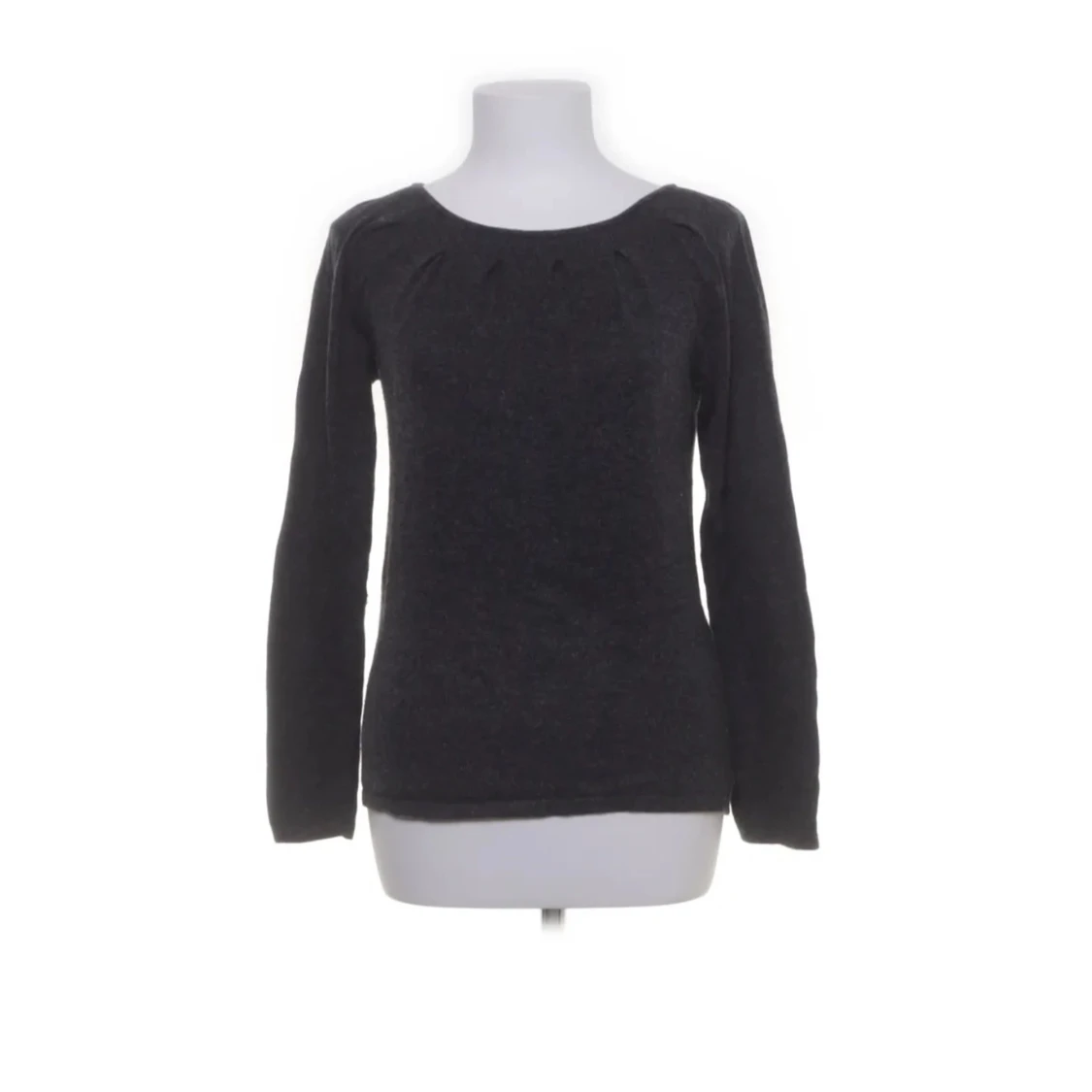 Mörkgrå långärmad tröja - 1