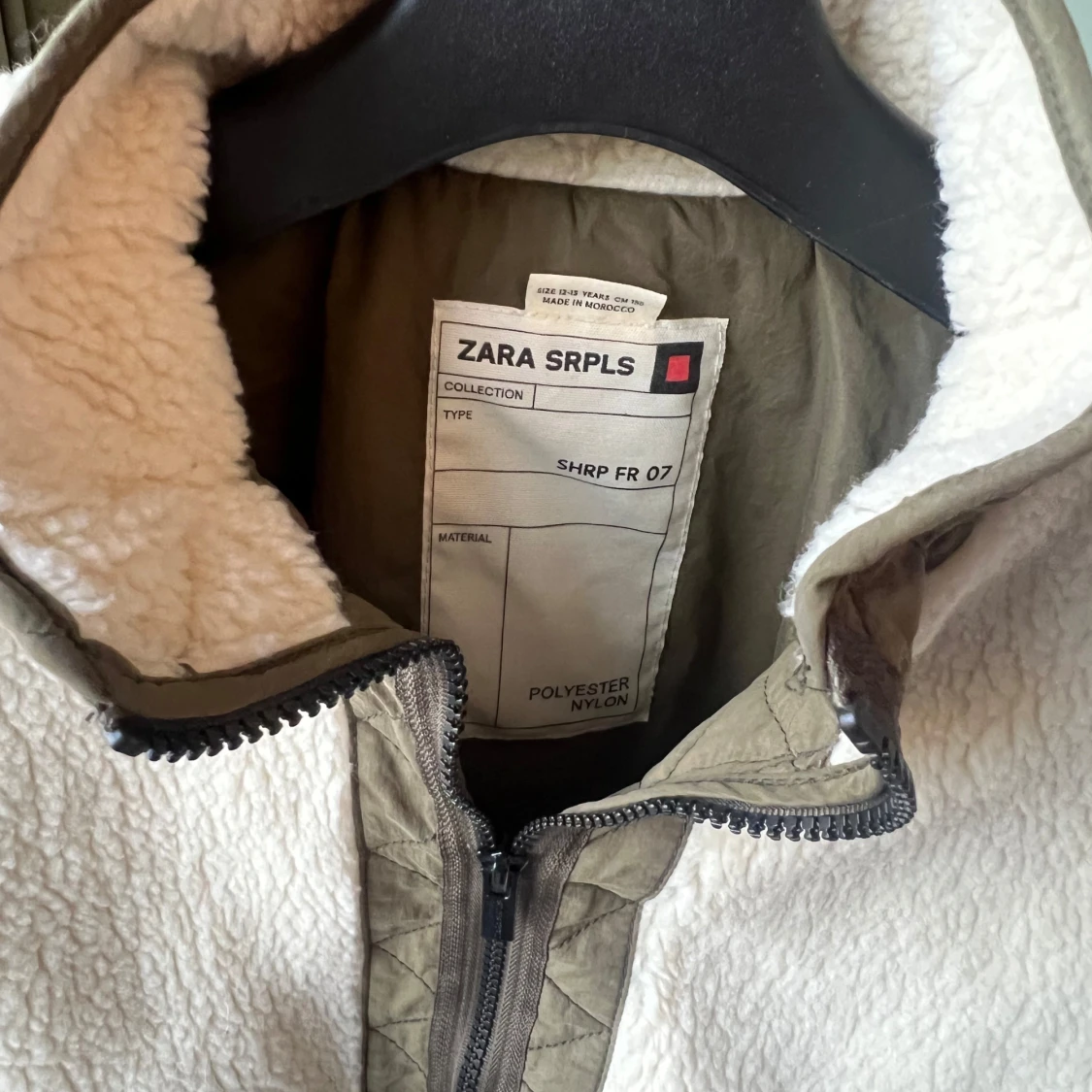 Vit teddyjacka från Zara - 3