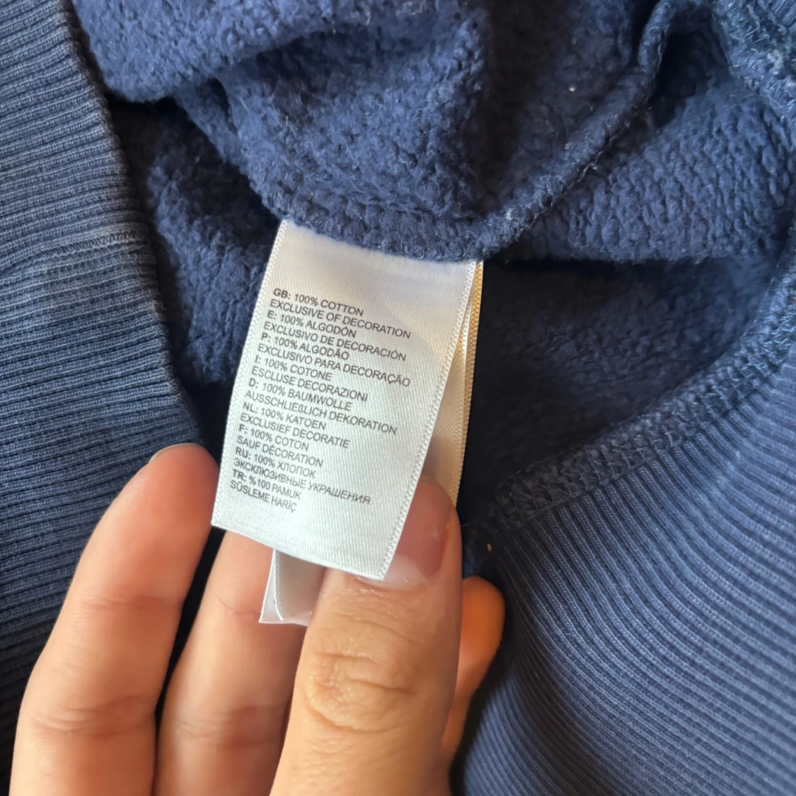 Blå sweatshirt från The North Face - 3