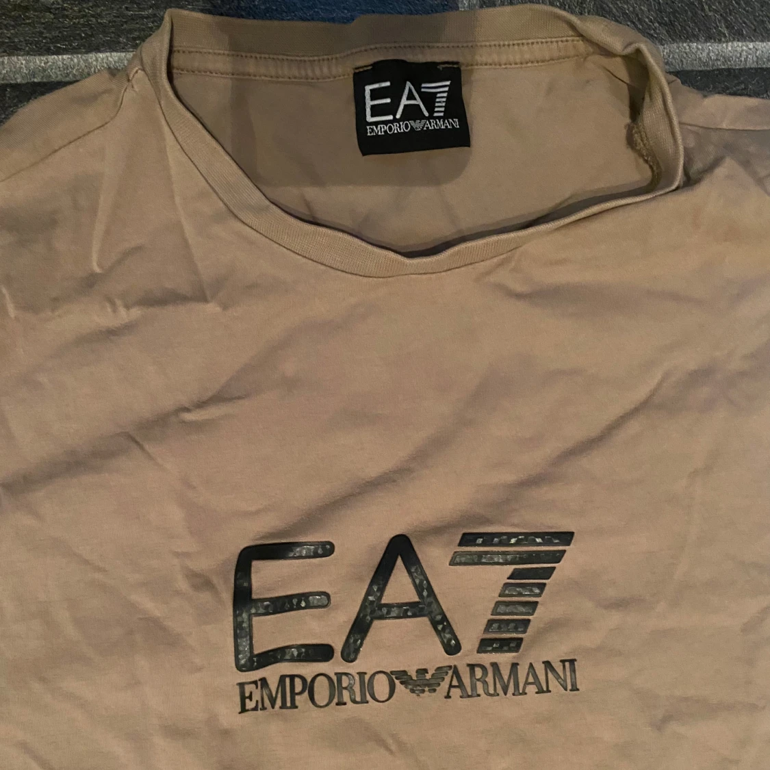 Beige EA7 Emporio Armani t-shirt - 1