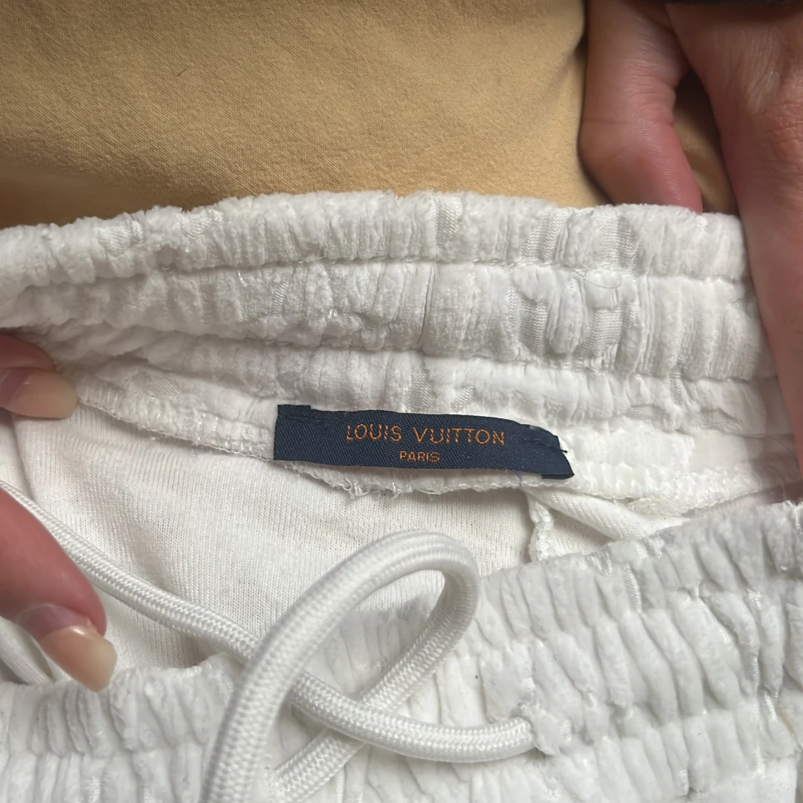 Vita Louis Vuitton shorts med monogram - 2