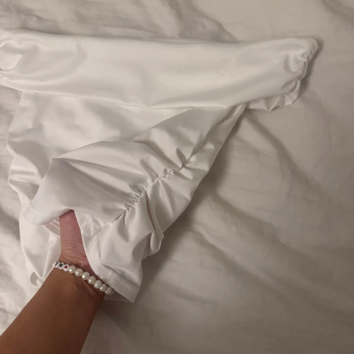 Vit off shoulder topp - 1