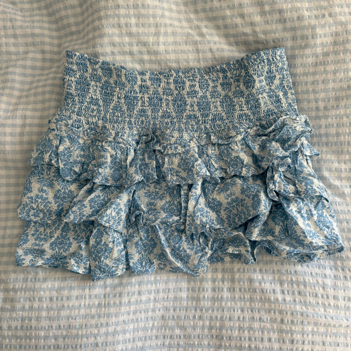 Blå volangkjol från H&M Divided - 1