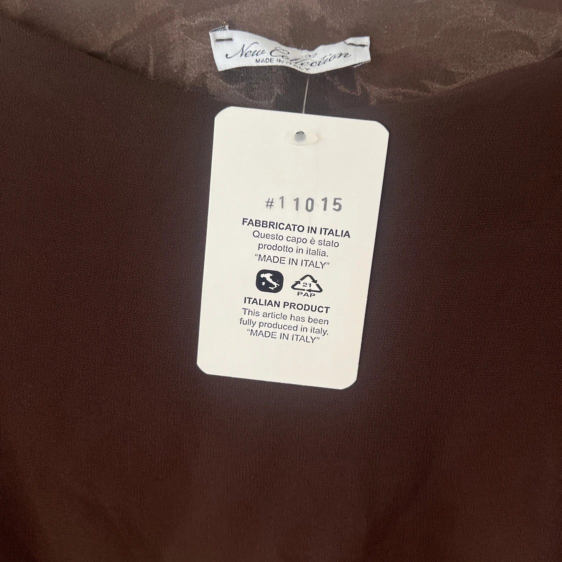 Brun långklänning från Jeansindustry  - 3