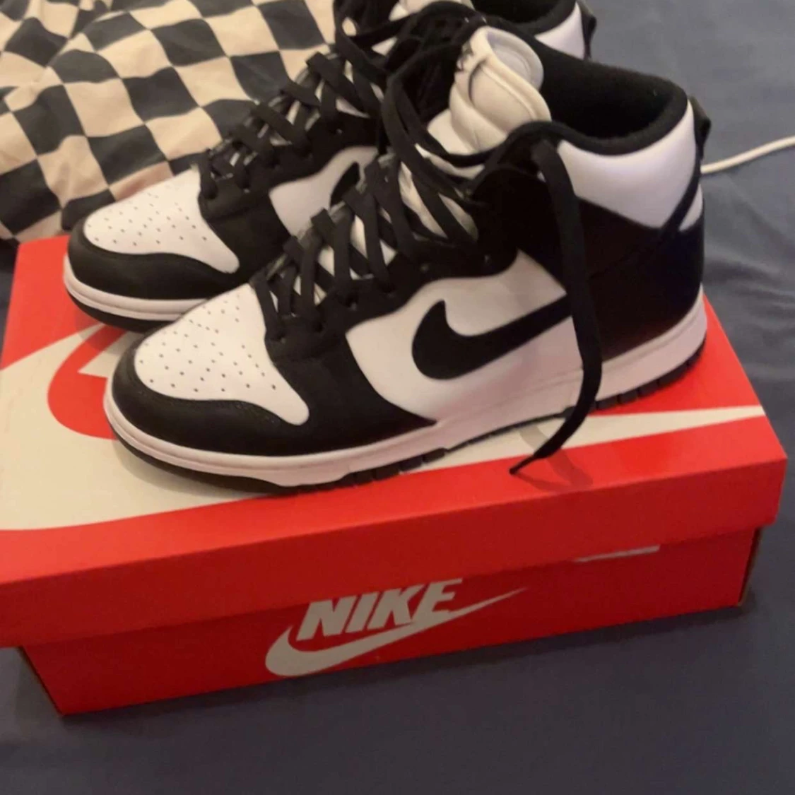 Nike Dunk High Retro svart/vit - 4