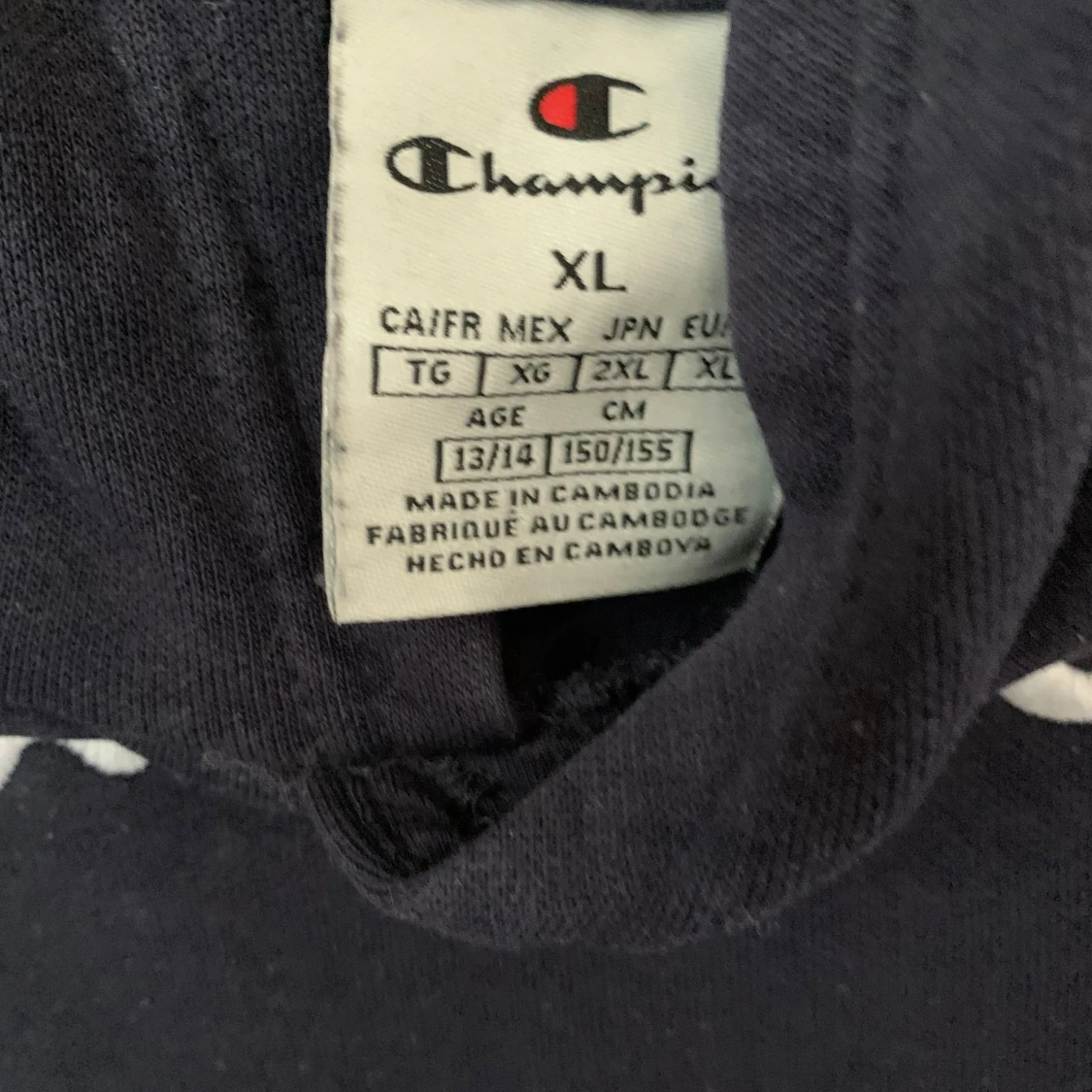 Svart Champion hoodie - 2