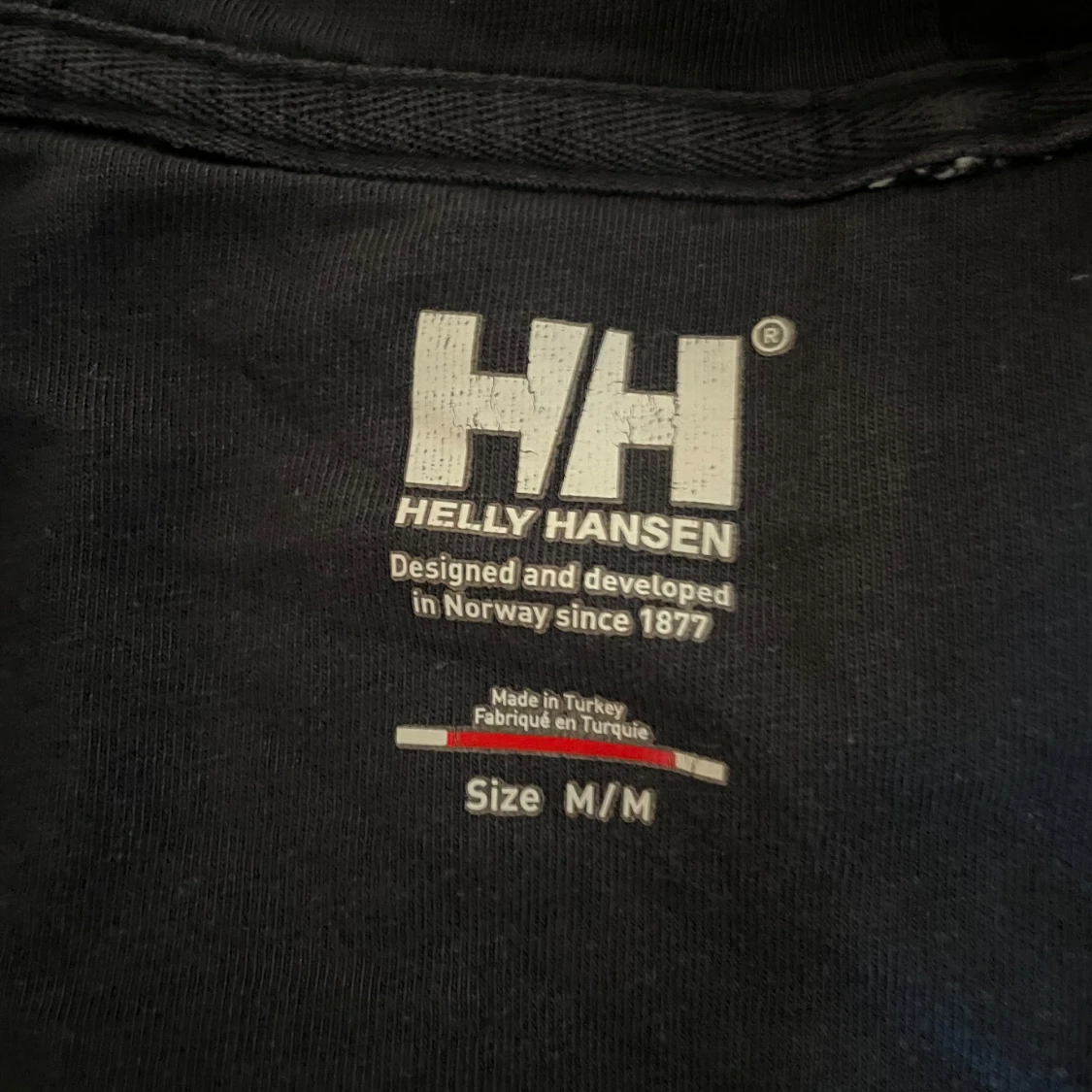 Marinblå zip hoodie Helly Hansen M - 2