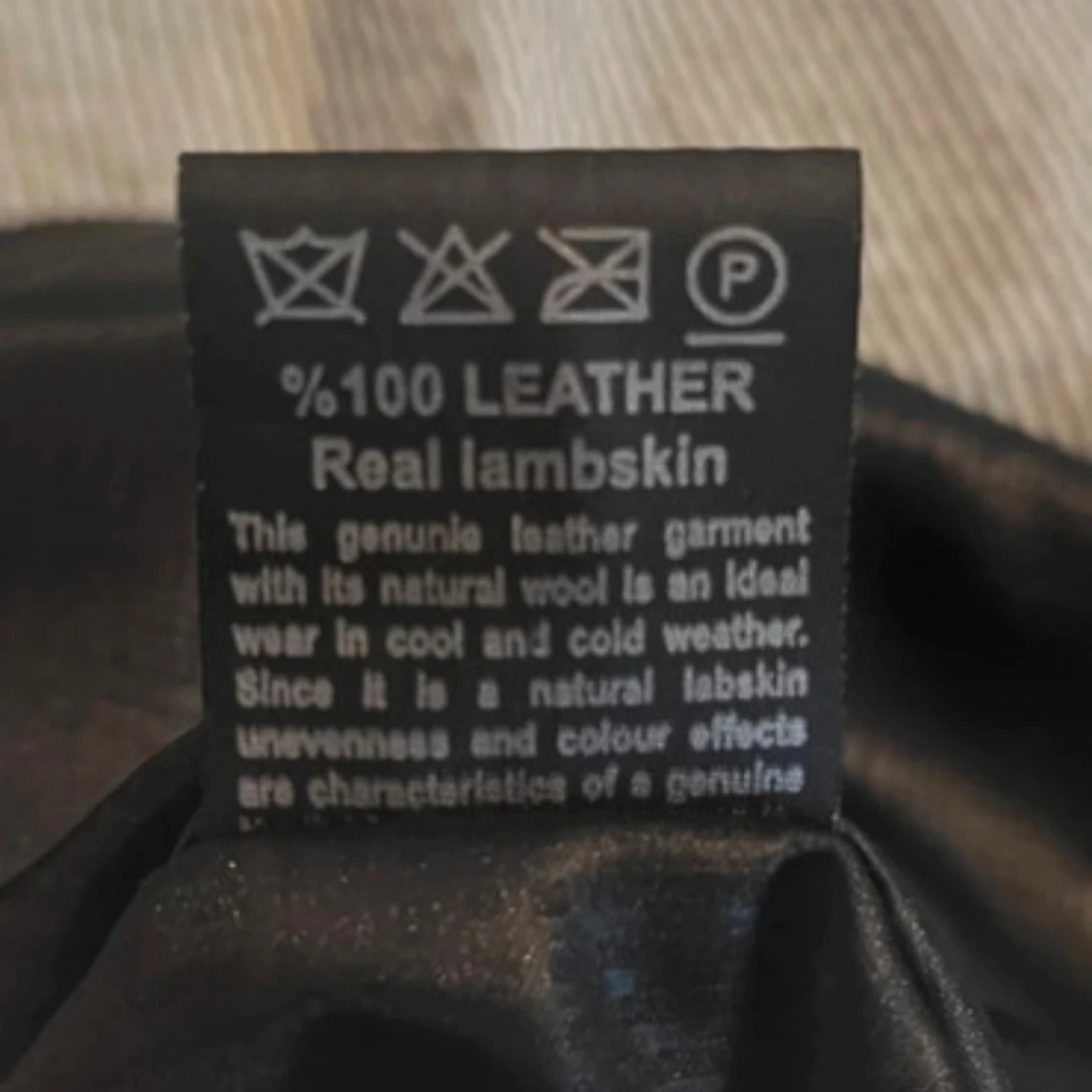 Svart skinnjacka äkta - 4