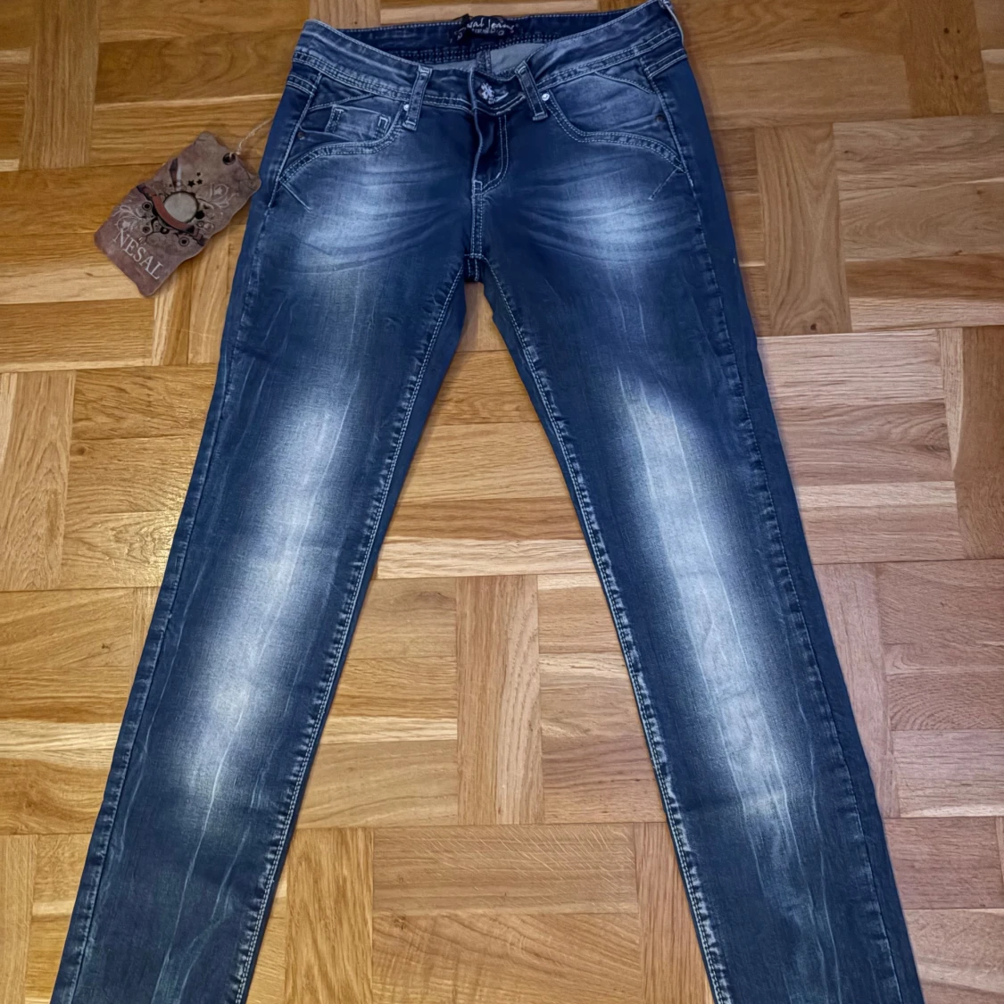 Lågmidjade jeans