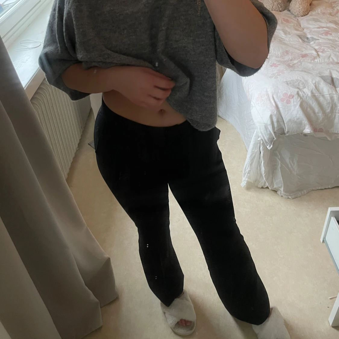 Lågmidjade kostymbyxor  - 1