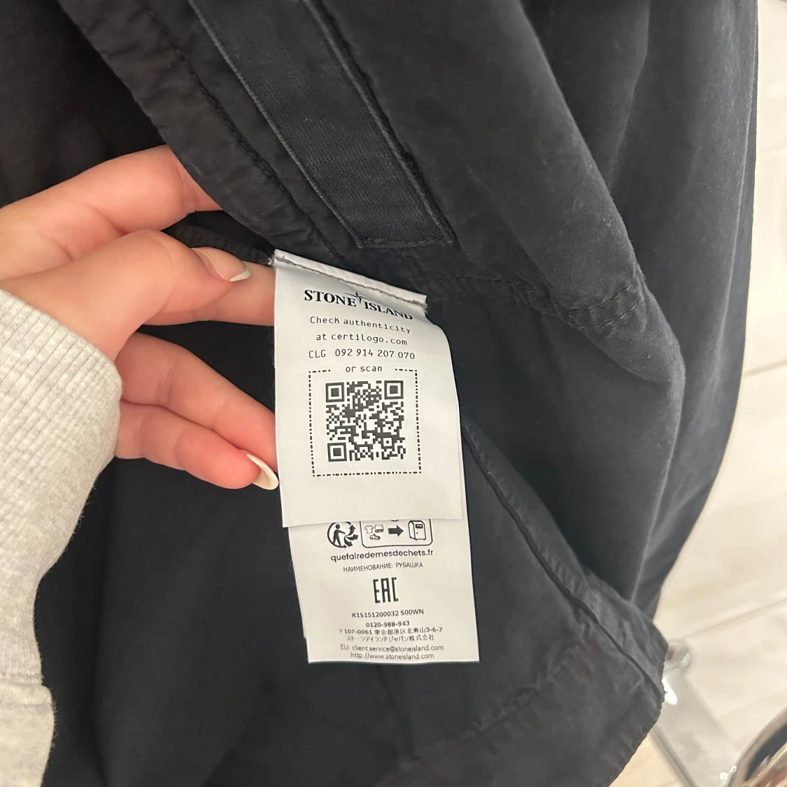 Svart overshirt från Stone Island - 3