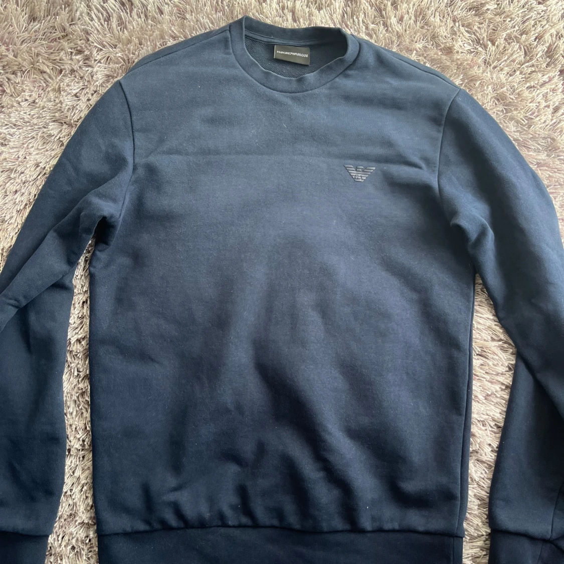Marinblå sweatshirt från Armani