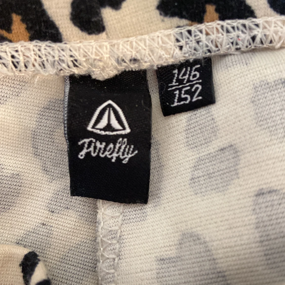 Leopardmönstrade bootcut-byxor  - 1