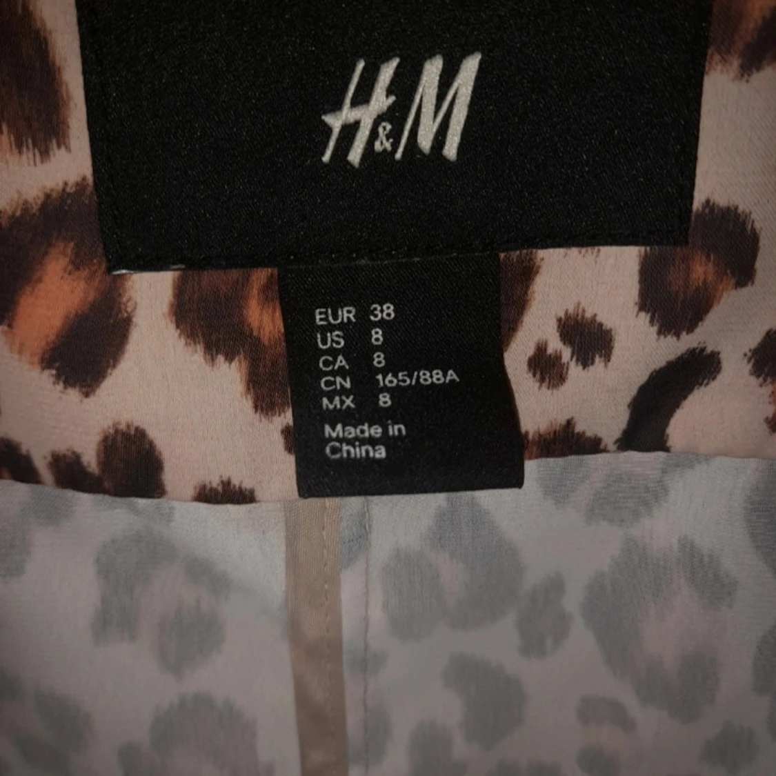 Leopardmönstrad overshirt från H&M - 1