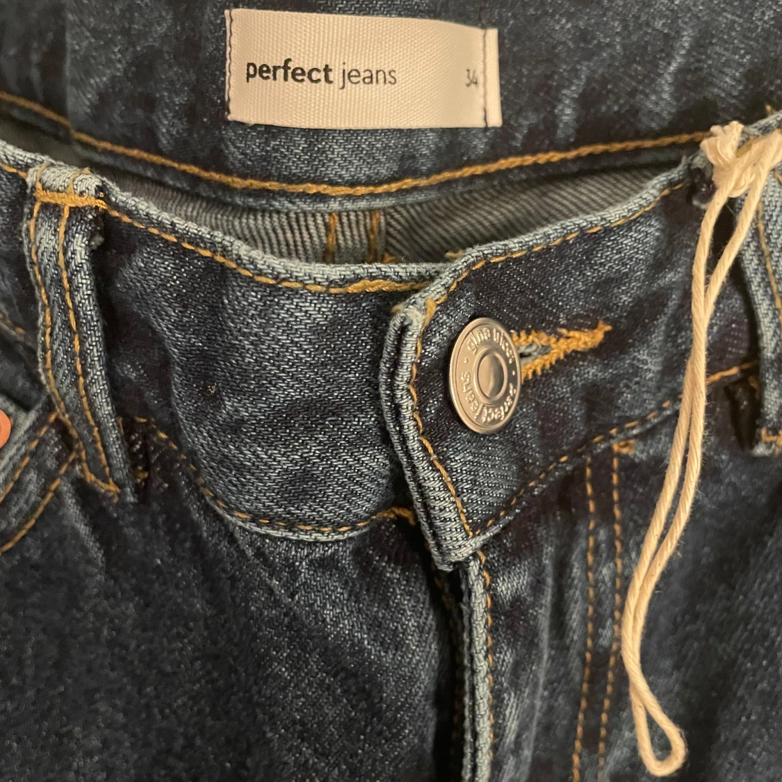 Perfect Jeans mörkblå raka jeans - 2