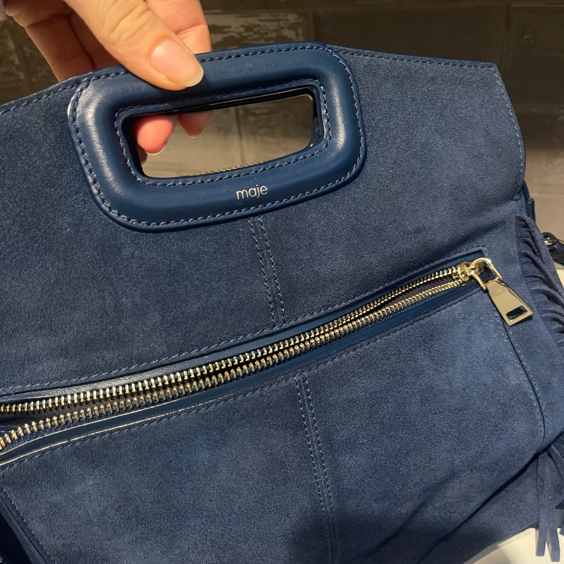 Maje väska blå