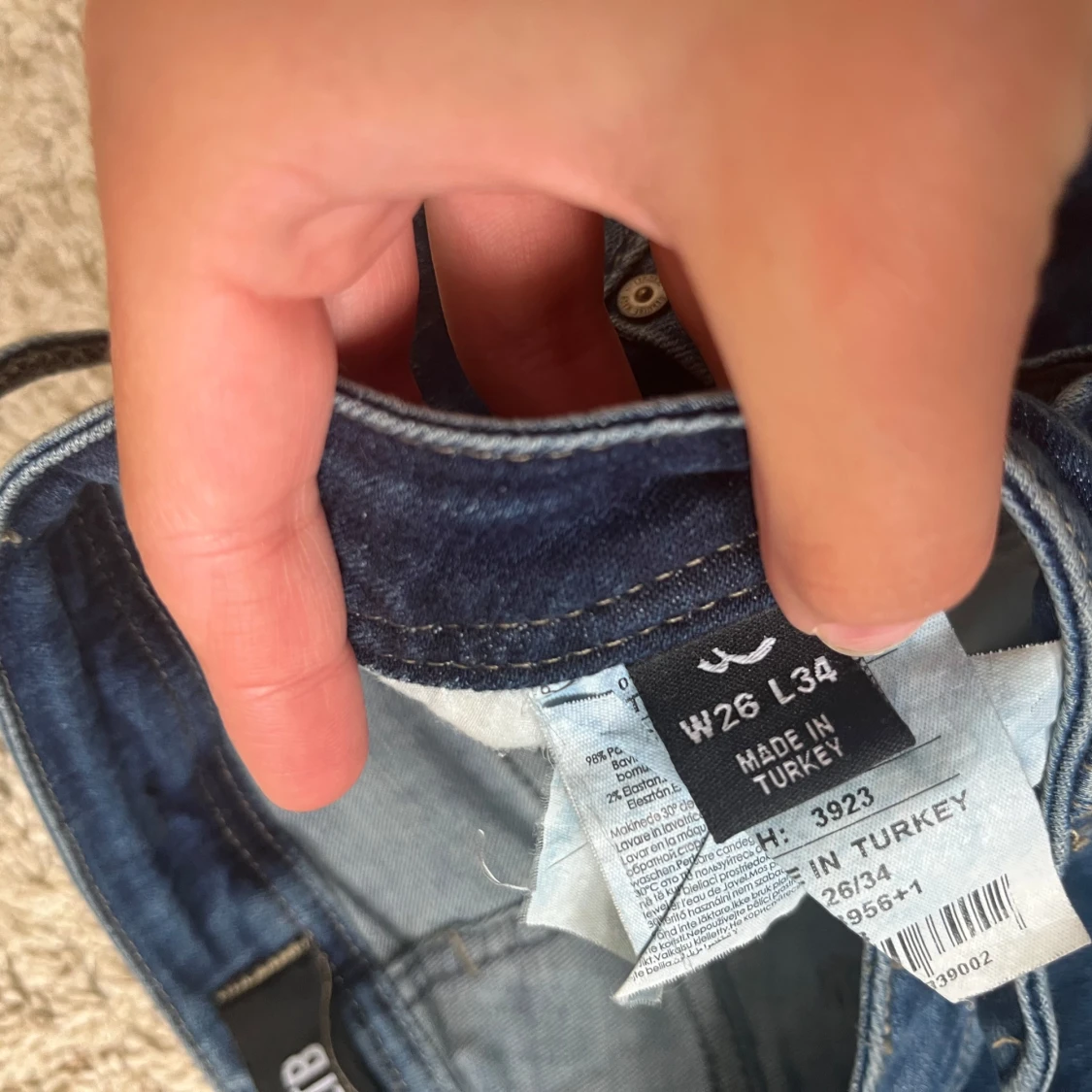 Blå bootcut jeans från LTB W26 L34 - 3