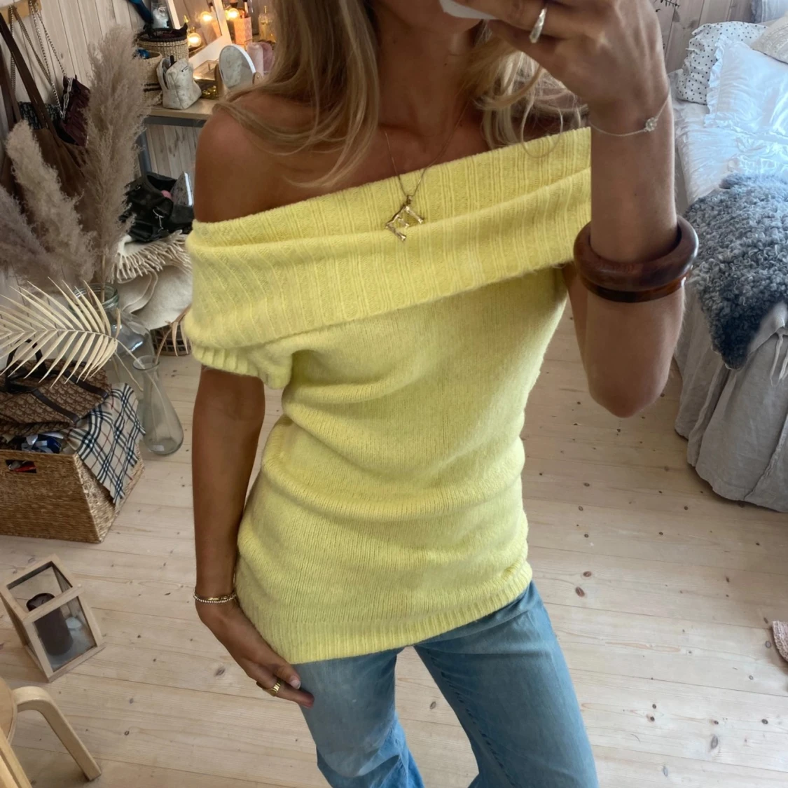 Off shoulder tröja - 3