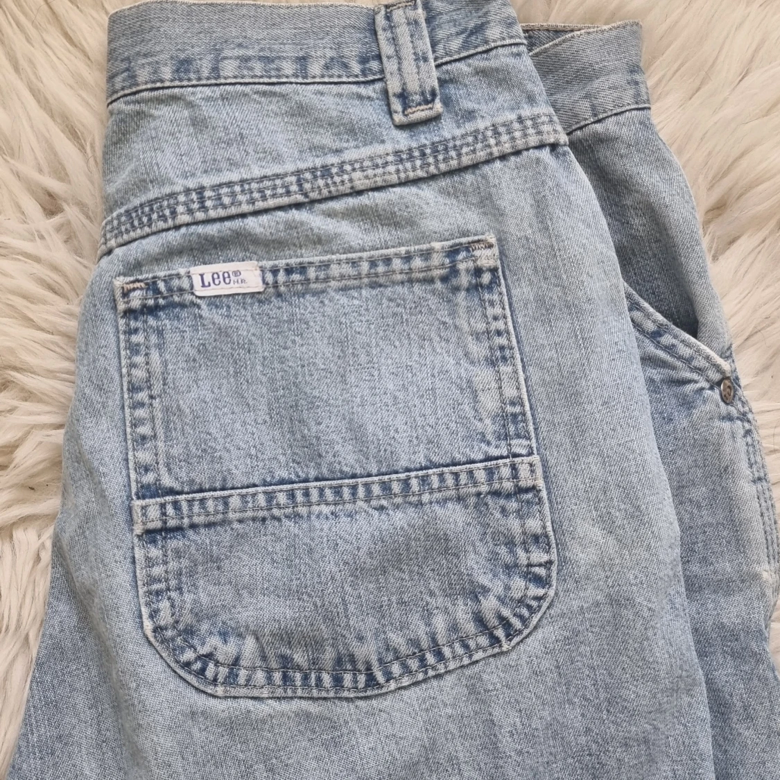 Ljusblå jeansshorts från Lee, M - 1