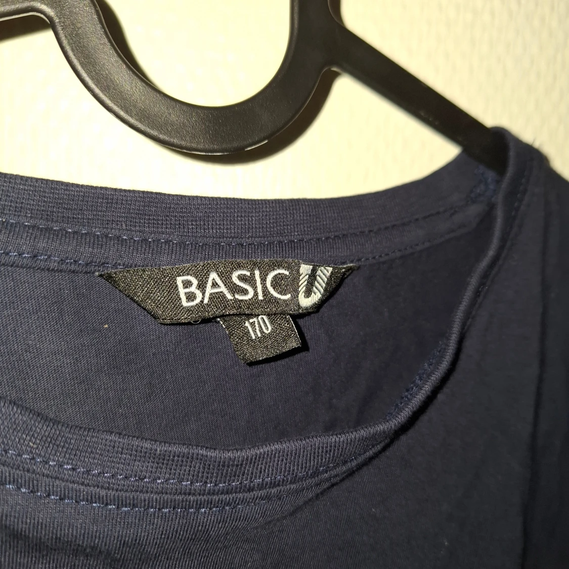 Mörkblå långärmad tröja BASIC U - 2