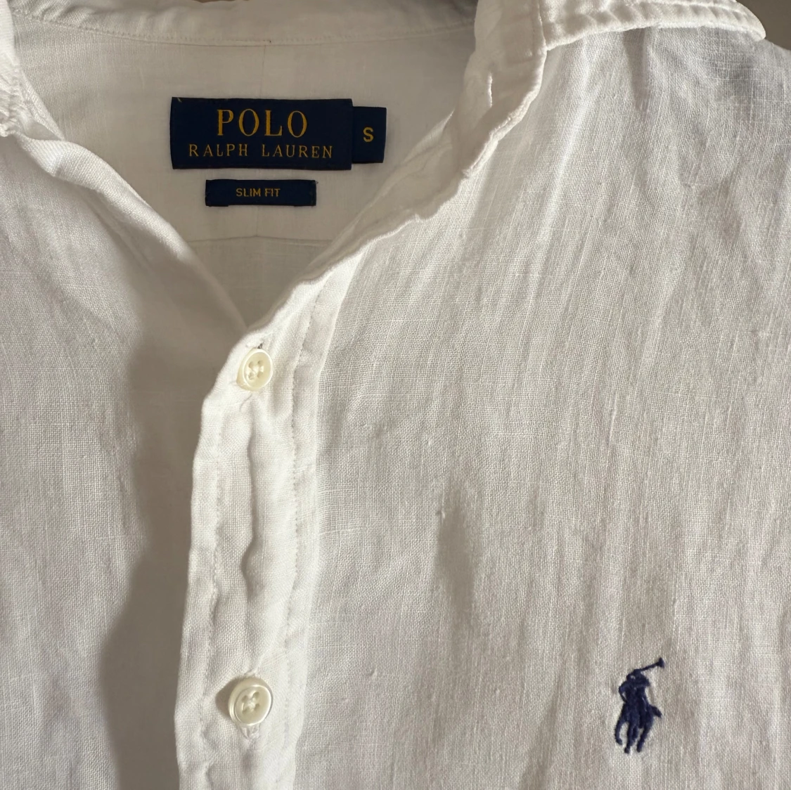 Vit linneskjorta från Polo Ralph Lauren - 2