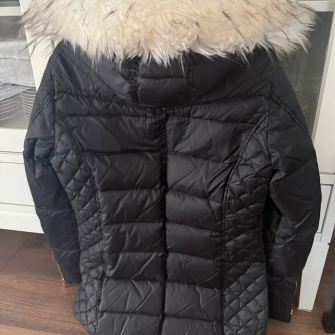 Svart dunjacka Rockandblue med fuskpäls - 1