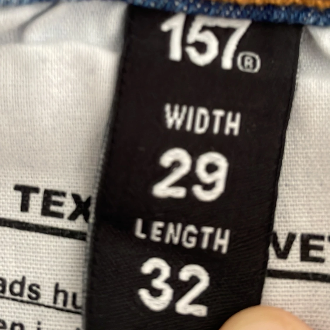 Slim blå jeans från 157, W29 L32 - 3