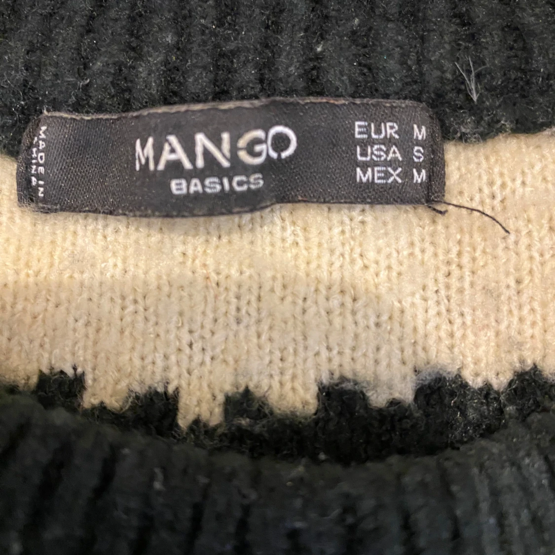 Randig tjocktröja - 2