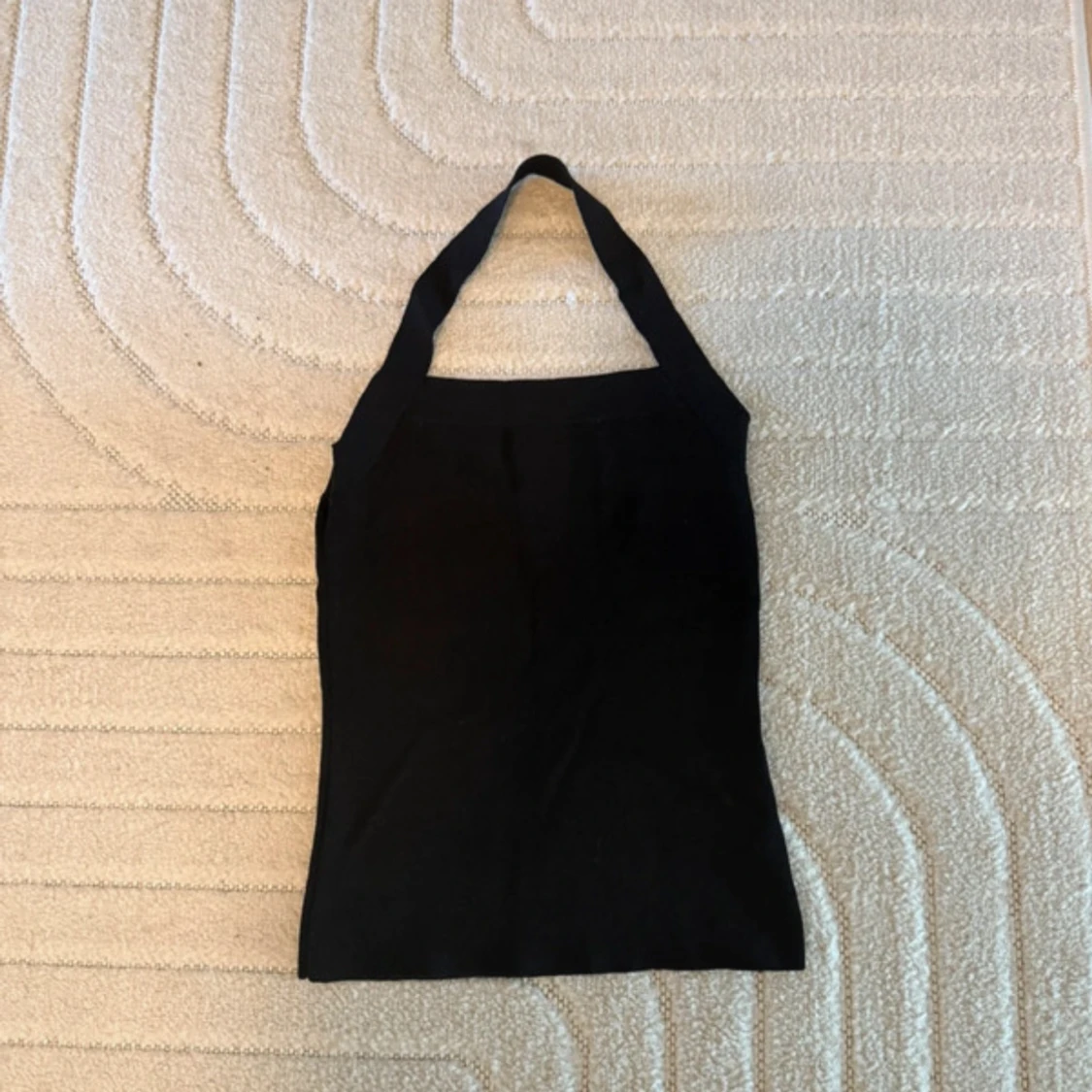 Svart halterneck linne