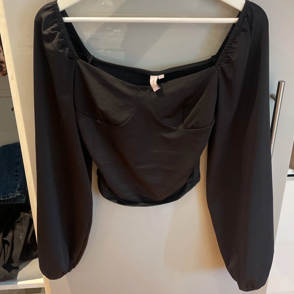 Svart långärmad topp från Nelly - 2