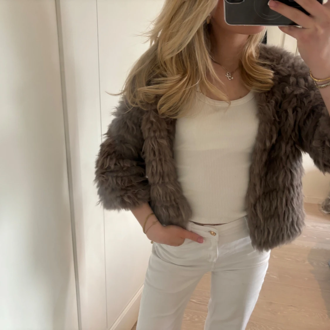 Kofta i äkta kaninpäls - 2