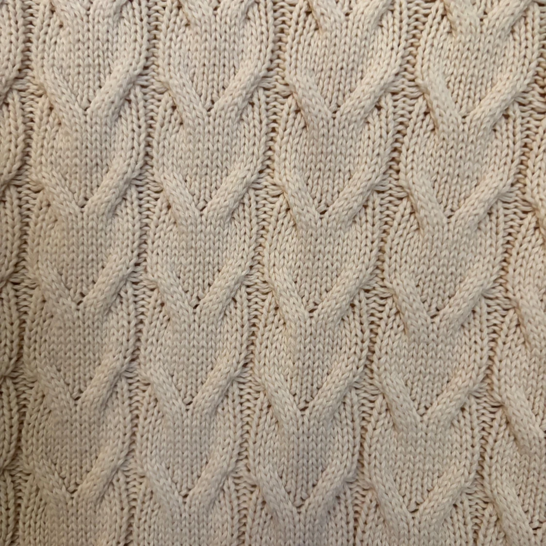 Beige stickad kortärmad tröja från Part Two - 3