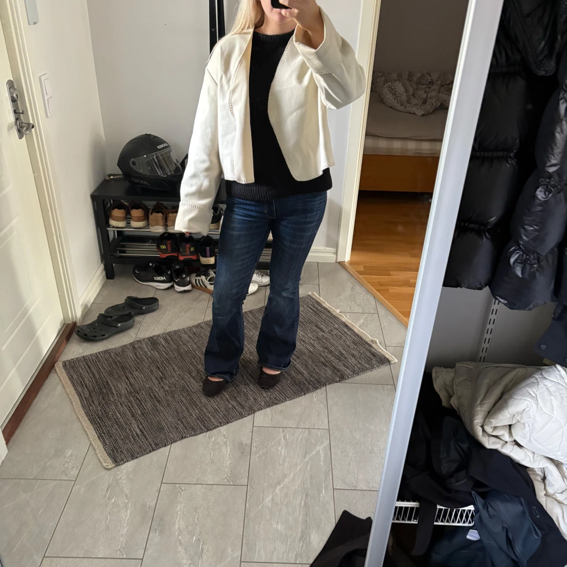 Beige omlottjacka från Gina Tricot - 1