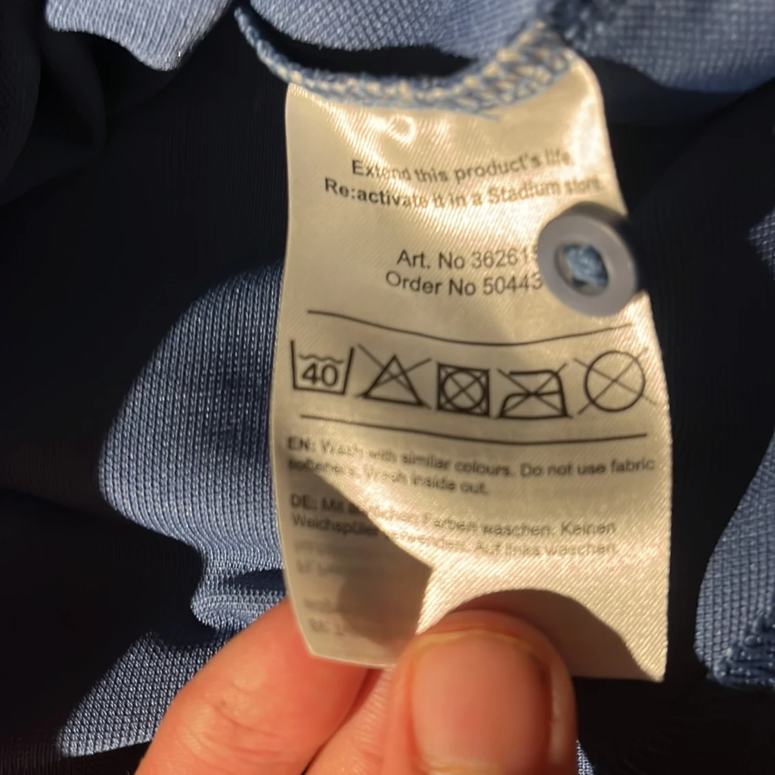 Blå pikétröja från Cross Sportswear - 3