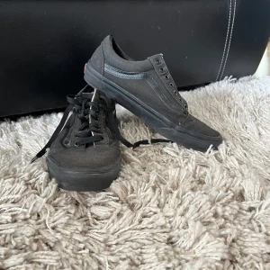 Vans - Säljer ett par Vans som jag glömt att jag äger, med det sagt knappt använda. Däremot verkar jag ha snott snöret på ena skon😅 därav det låga priset.