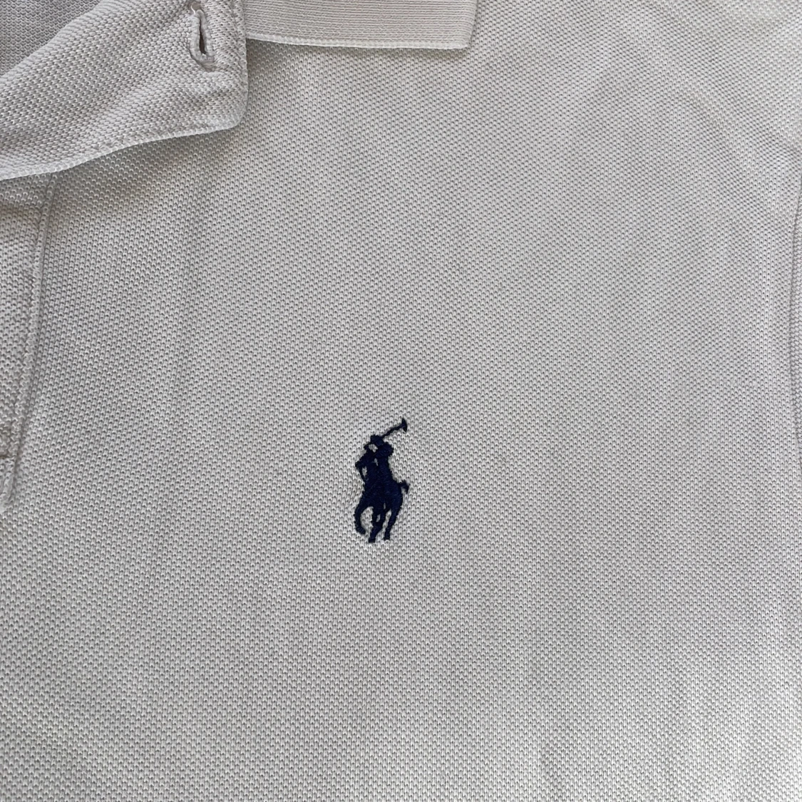 Vit pikétröja från Ralph Lauren - 1