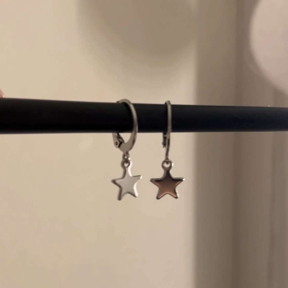 Silverörhängen med stjärnhängen - 1