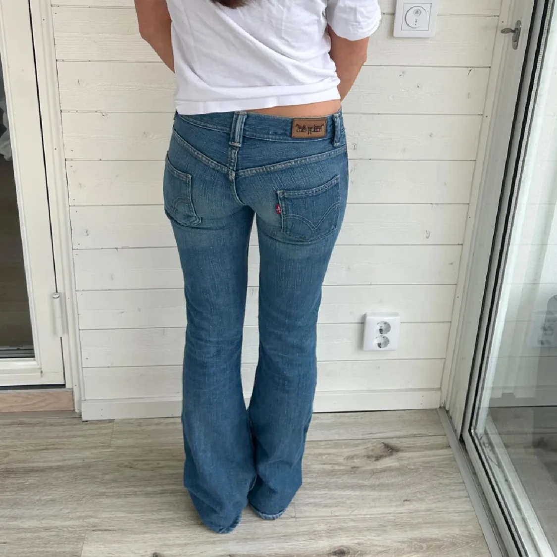 Levis Blå bootcut jeans - 1
