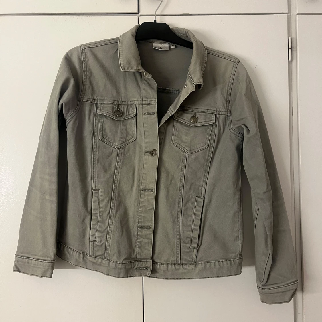 Grön vår/ jeans jacka - 3