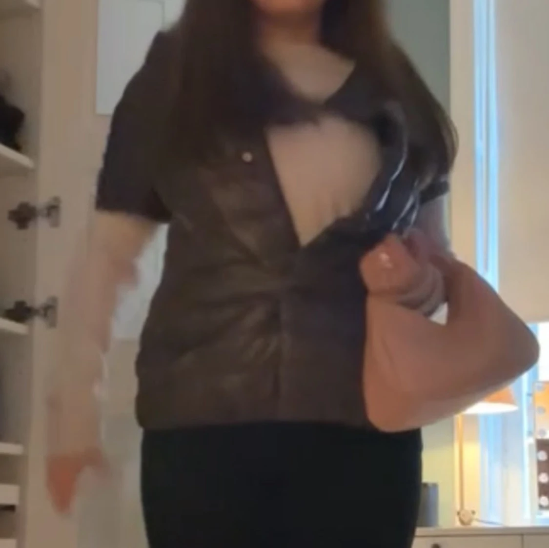 Grå dunväst med korta ärmar från Herno - 1