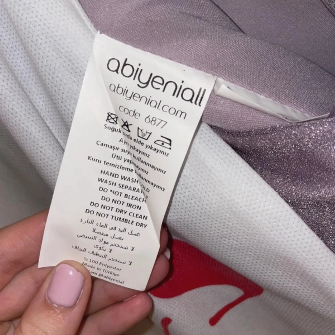 Ljuslila långklänning från Abiyenial - 3