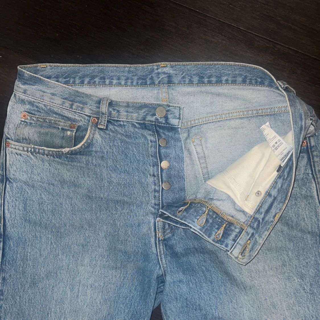 Blå straight  jeans från Drdenim - 3