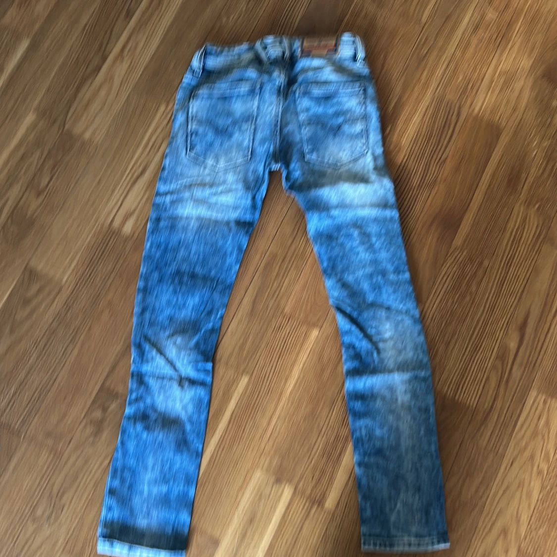 Blå slim fit jeans från Slegner-J-N - 3