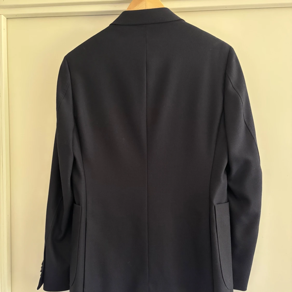 Mörkblå ullkavaj från Z Zegna - 3