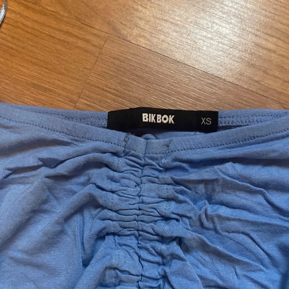 Blå långärmad topp - 1