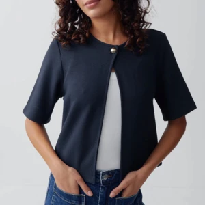 Marinblå kofta - Mörkblå kofta från ginatricot