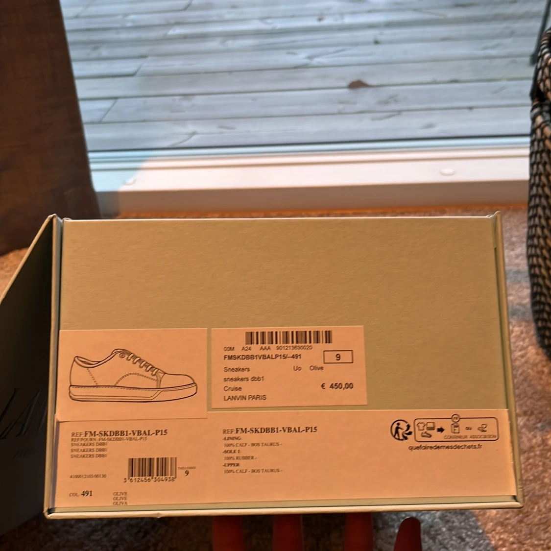 Gröna  sneakers från Lanvin - 4