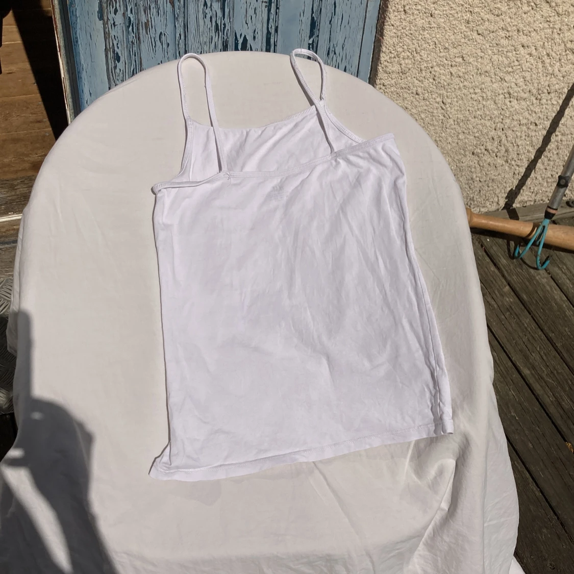 Vit linnetopp från H&M - 1